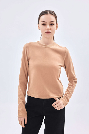 Женская футболка длинный рукав AW23WBS-27016-145987 фото